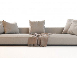 flexform grandemare sectional sofa 3D Model