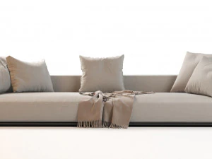 flexform grandemare sectional sofa 3D Model