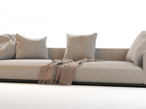 flexform grandemare sectional sofa 3D Model