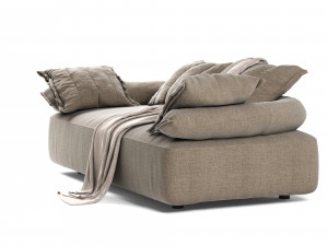 flick flack modular sofa ditre italia 215cm Modello 3D