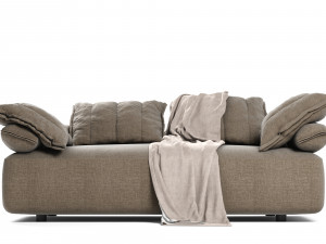 flick flack modular sofa ditre italia 215cm Modello 3D