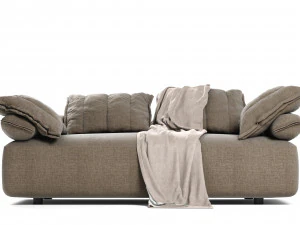 flick flack modular sofa ditre italia 215cm 3D Model