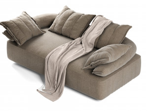 flick flack modular sofa ditre italia 215cm Modello 3D
