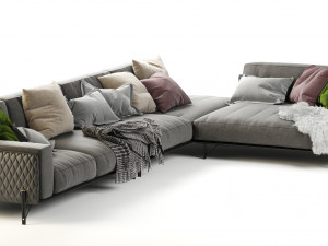 kris modular sofa by ditre italia 3D Model