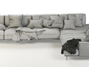 kris modular sofa by ditre italia 3D Model