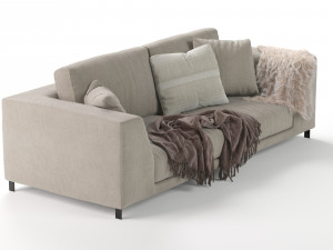 artis sofa by ditre italia 238x102 Modèle 3D