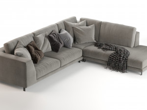 artis sofa by ditre italia 315x260cm Modelo 3D