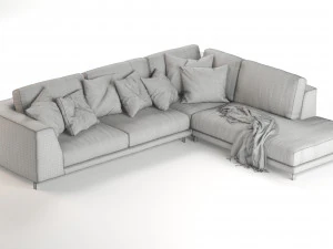 artis sofa by ditre italia 315x260cm 3D Model
