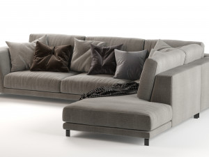 artis sofa by ditre italia 315x260cm Modelo 3D