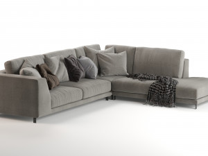 artis sofa by ditre italia 315x260cm Modelo 3D