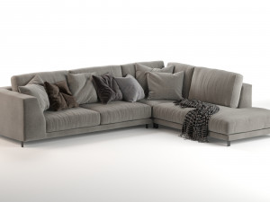 artis sofa by ditre italia 315x260cm Modelo 3D