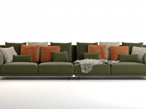 ディトレイタリア ダルトンソファ 352x106 3Dモデル