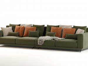 ditre italia dalton sofa 352x106 3D Model