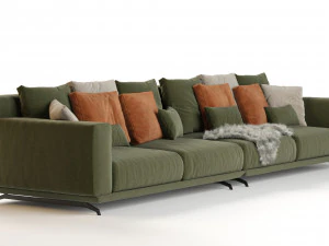 ditre italia dalton sofa 352x106 3D Model