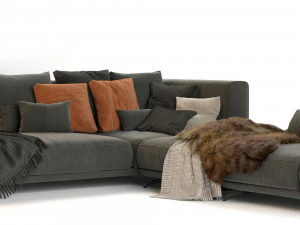 dalton sofa by ditre italia 370x270 cm 3D Model