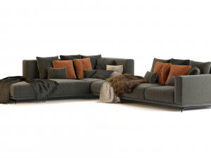dalton sofa by ditre italia 370x270 cm 3Dモデル