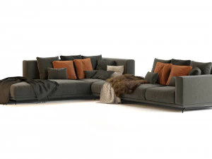 dalton sofa by ditre italia 370x270 cm 3D Model