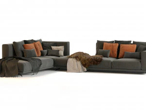 dalton sofa by ditre italia 370x270 cm 3D Model