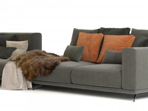 dalton sofa by ditre italia 370x270 cm 3D Model