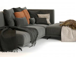 dalton sofa by ditre italia 370x270 cm 3D Model