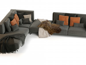 dalton sofa by ditre italia 370x270 cm 3Dモデル