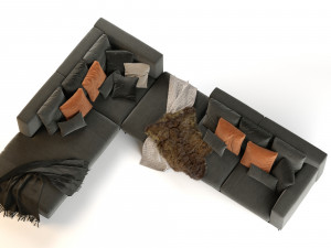 dalton sofa by ditre italia 370x270 cm 3Dモデル