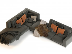 dalton sofa by ditre italia 370x270 cm 3Dモデル
