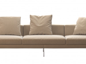 dock sofa by bb italia 295x99 3D Model