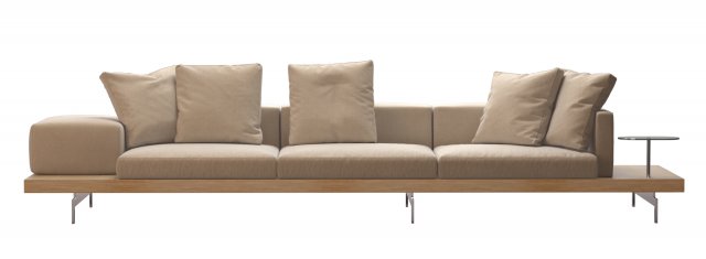 dock sofa by bb italia 3D Модель .c4d .max .obj .3ds .fbx .stl .blend 