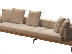 dock sofa by bb italia 3D Модель