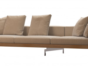 dock sofa by bb italia 3D Модель