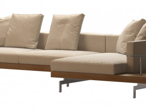 dock sofa by bb italia 3D Model
