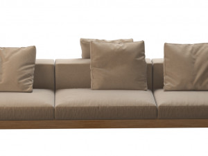 dock sofa by bb italia 3D मॉडल