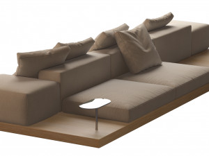 dock sofa by bb italia 3Dモデル