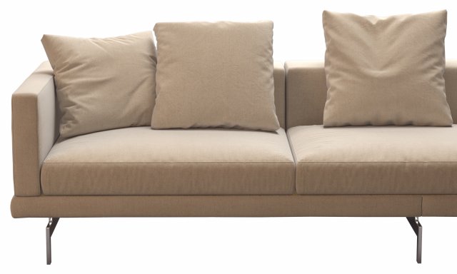 dock sofa by bb italia 295x99 cm 3Dモデル .c4d .max .obj .3ds .fbx .stl .blend 