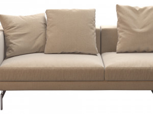 dock sofa by bb italia 295x99 cm Model 3D
