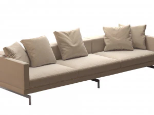 dock sofa by bb italia 295x99 cm 3D Model