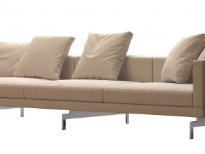 dock sofa by bb italia 295x99 cm 3Dモデル