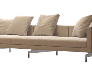 dock sofa by bb italia 295x99 cm 3D Model