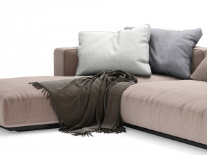 grandemare sofa by flexform 270x205 3D Model