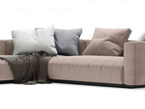 grandemare sofa by flexform 270x205 3D Model
