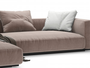 grandemare sofa by flexform 270x205 3D Model