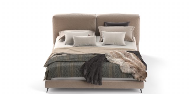 sound bed by ditre italia 191x236 cm Modello 3D .c4d .max .obj .3ds .fbx .stl .blend 