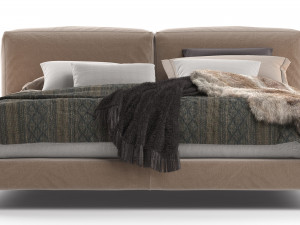 sound bed by ditre italia 191x236 cm Modello 3D