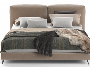 sound bed by ditre italia 191x236 cm Modello 3D