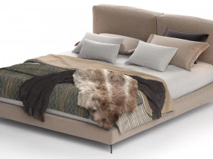 sound bed by ditre italia 191x236 cm 3D Model