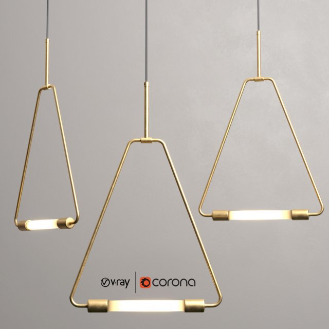 perchoir pendant by lambert and fils 3D 모델 .c4d .max .obj .3ds .fbx .stl .blend
