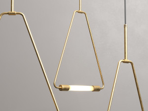 perchoir pendant by lambert and fils 3D 모델