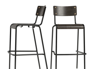 agape bar stool industry west 3D Модель