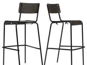 agape bar stool industry west 3D Модель